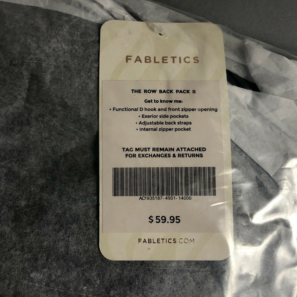 Fabletics The Row Backpack in Abyss (Blue) - Picture 5 of 7